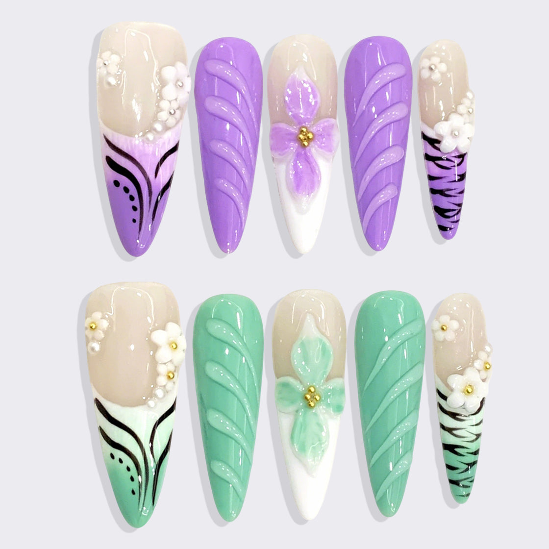 Lavender & Emerald
