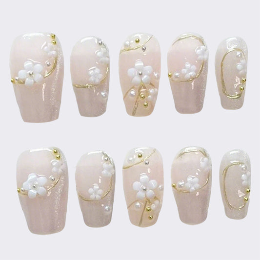 Gilded Blossom Whisper Short