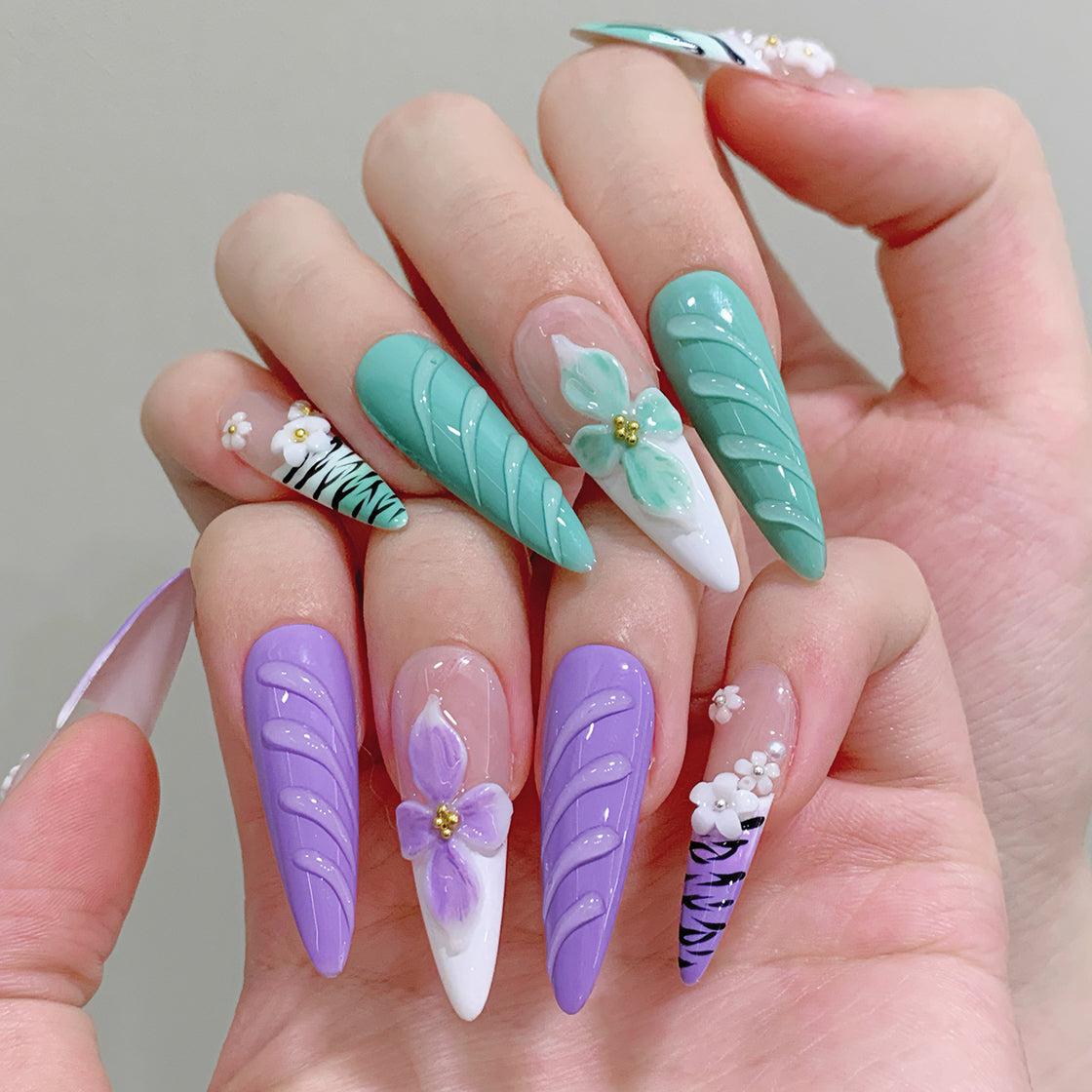 Lavender & Emerald