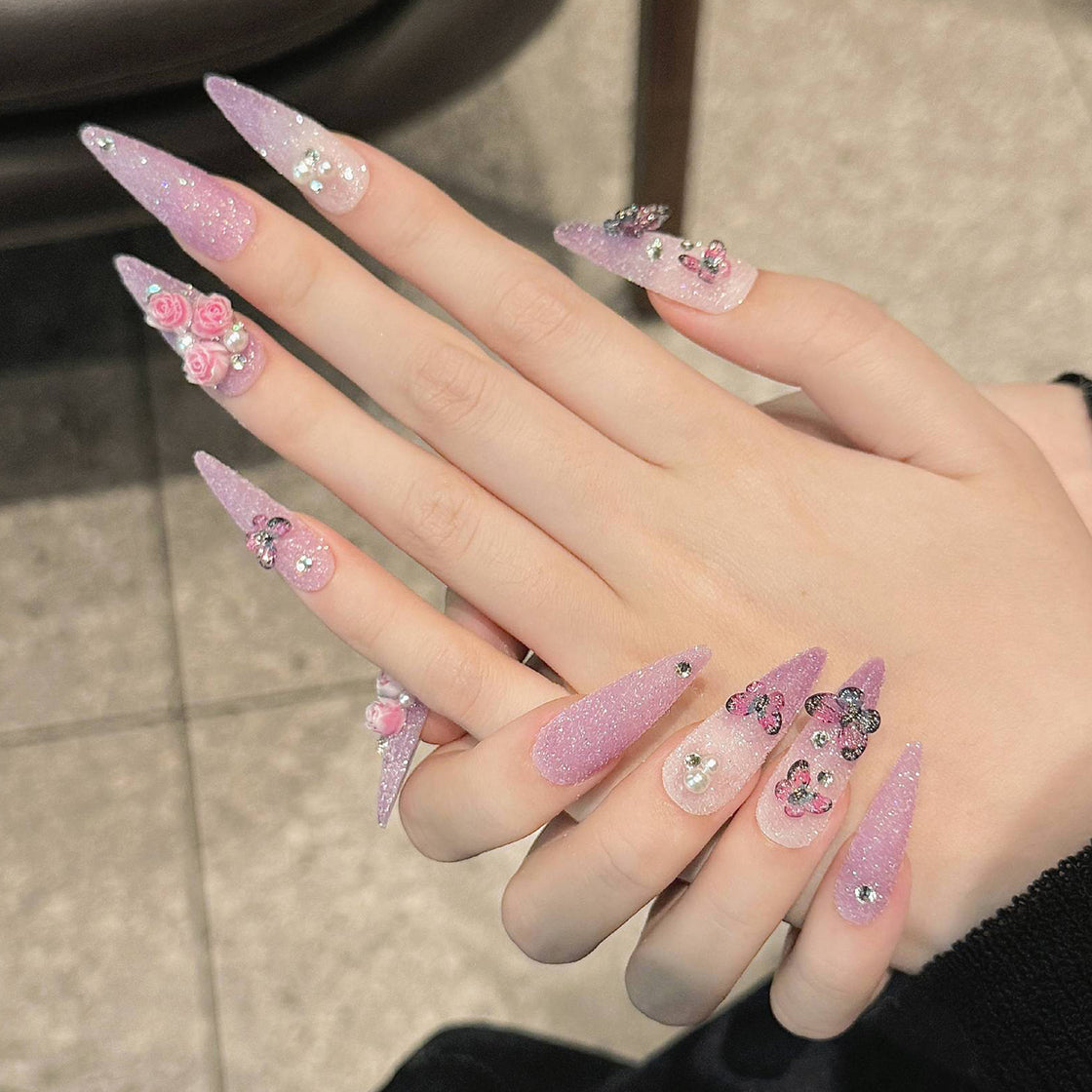 Rose & Butterfly