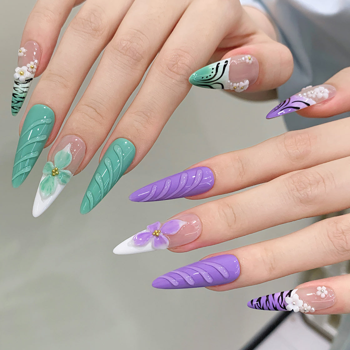 Lavender & Emerald