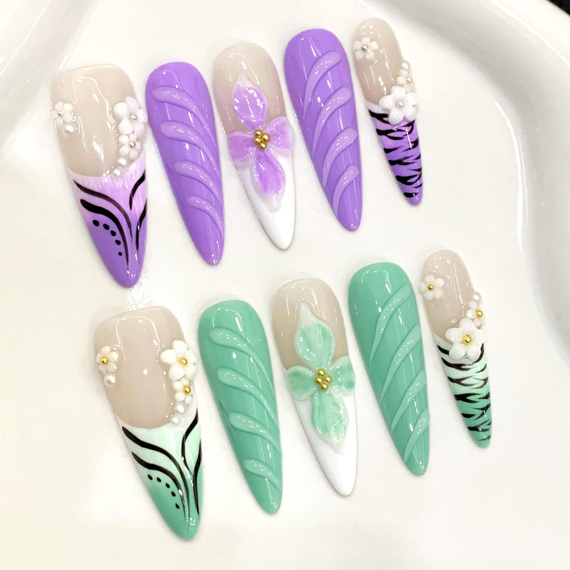 Lavender & Emerald