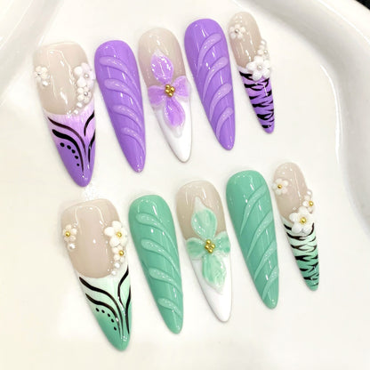 Lavender & Emerald