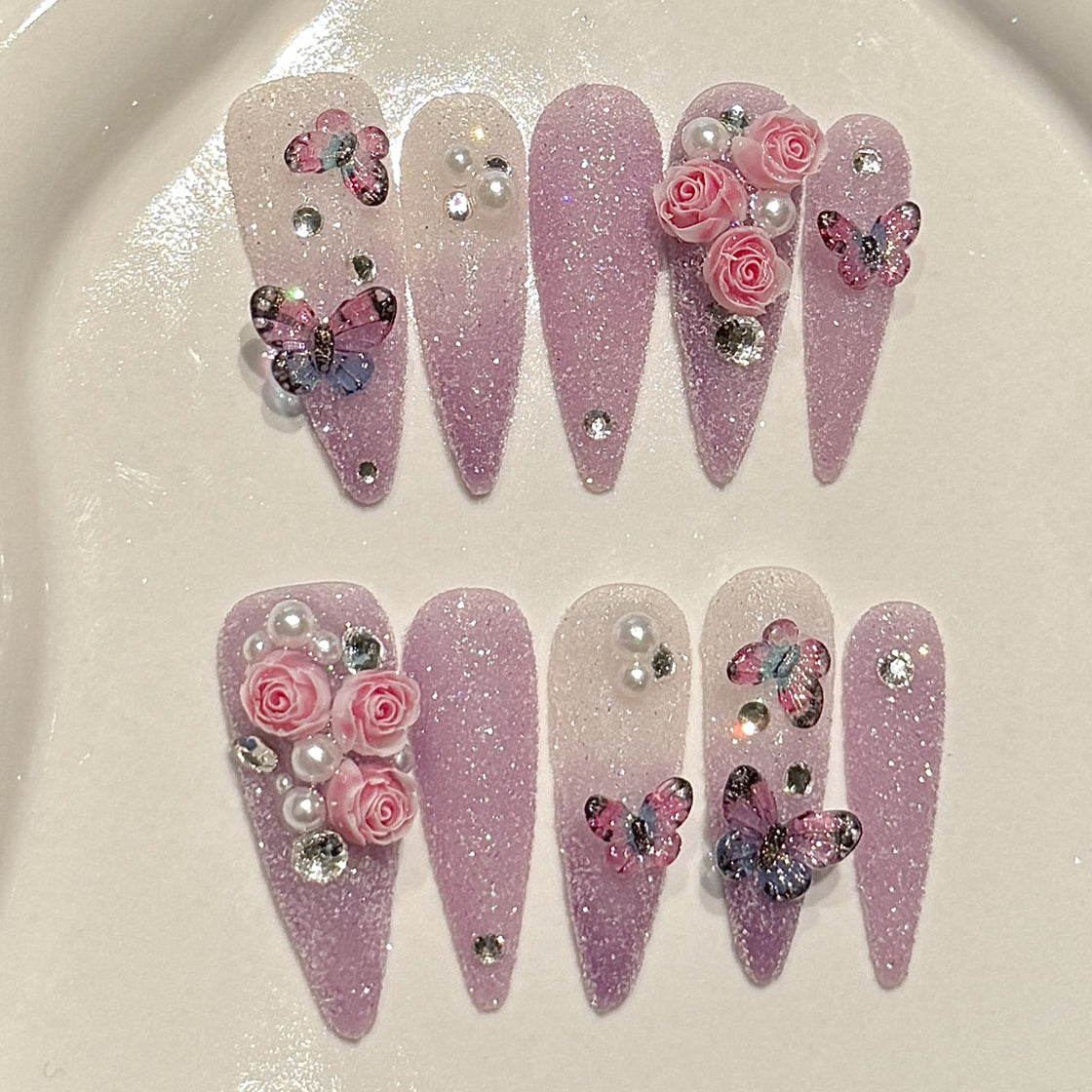 Rose & Butterfly